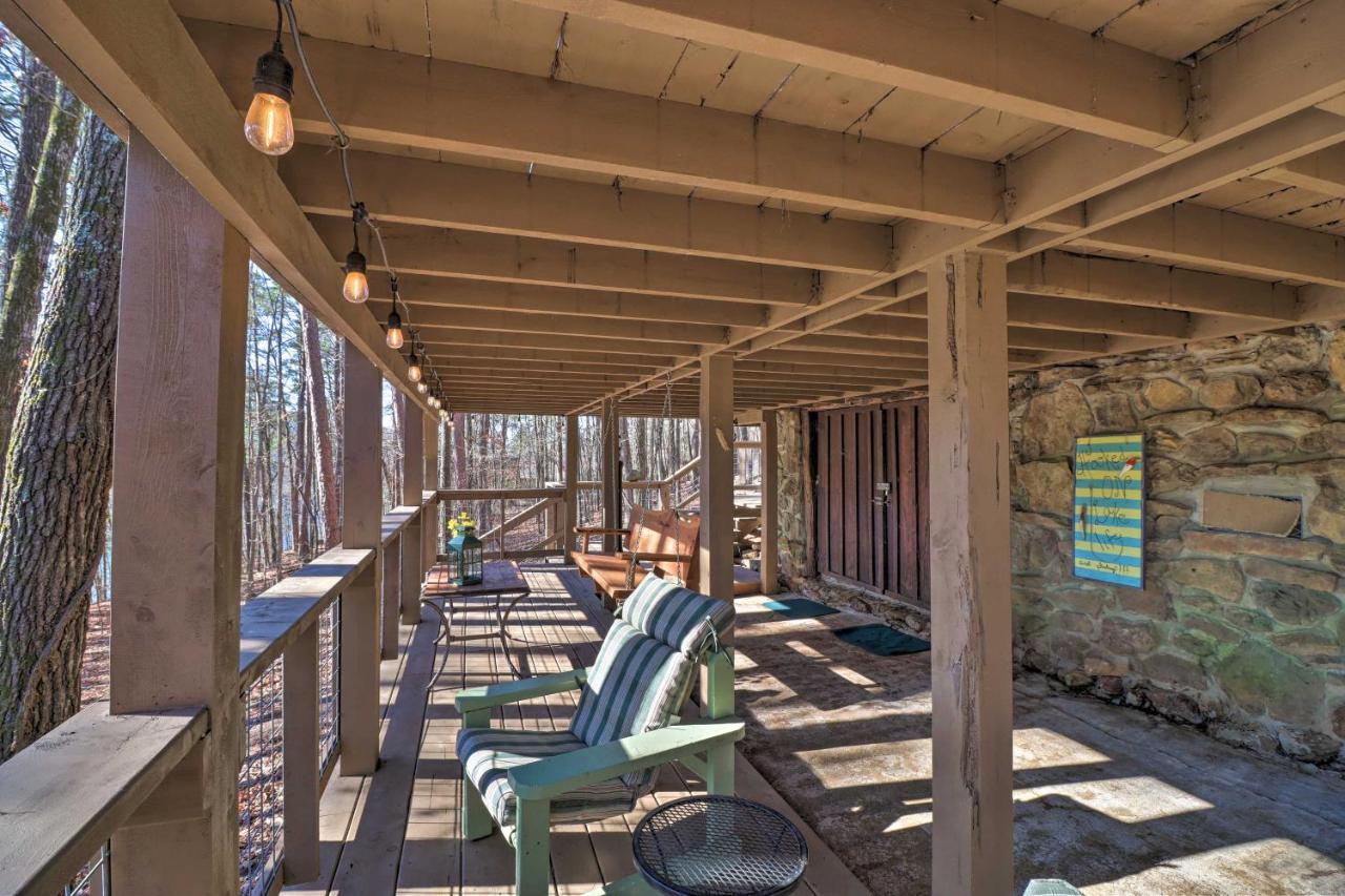 Scenic Greers Ferry Cabin With Deck And Fire Pit! Heber Springs Exterior photo