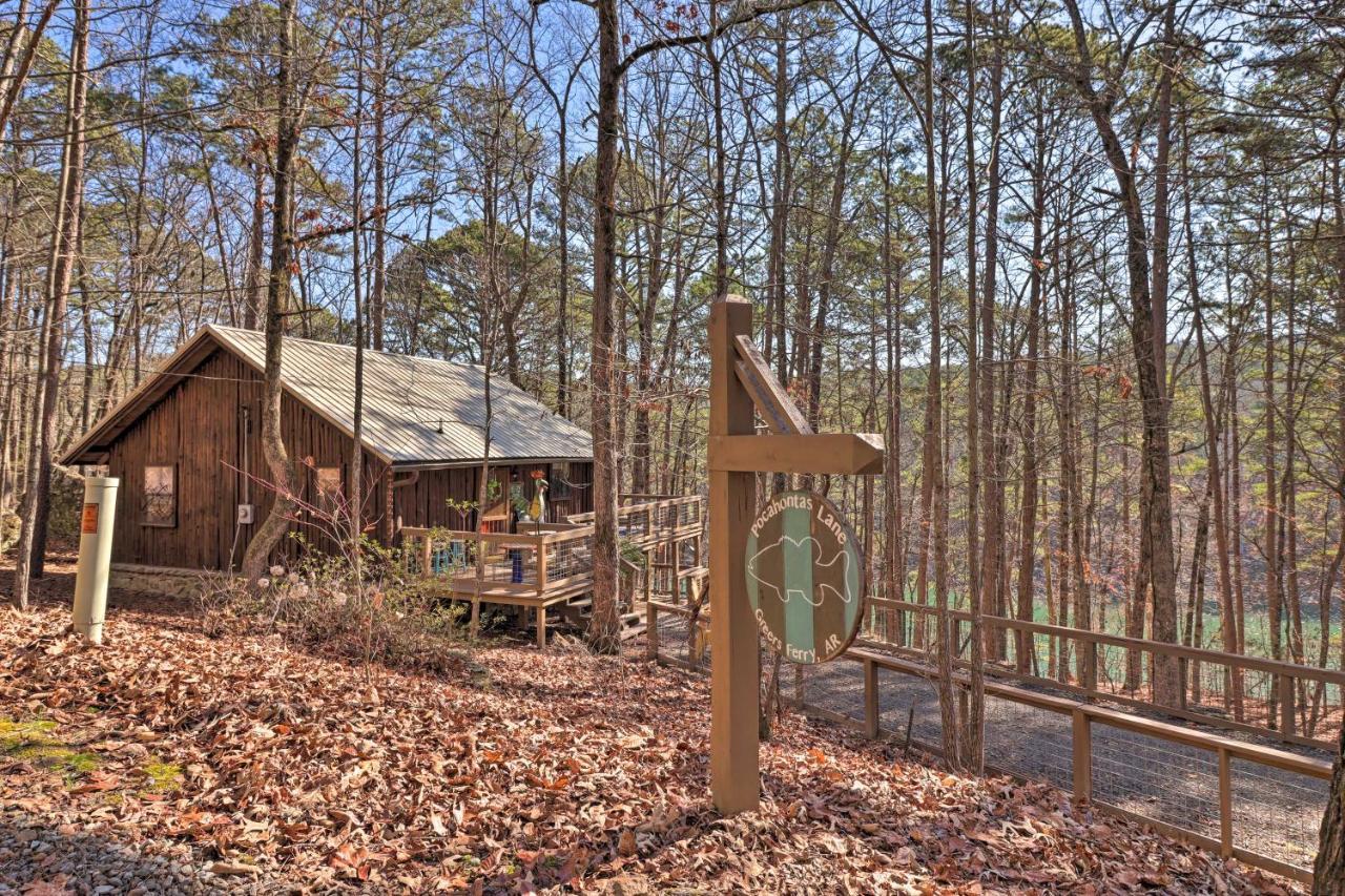 Scenic Greers Ferry Cabin With Deck And Fire Pit! Heber Springs Exterior photo